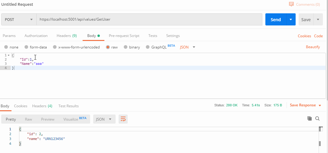 Core Using Authorization filter to check a variable from request