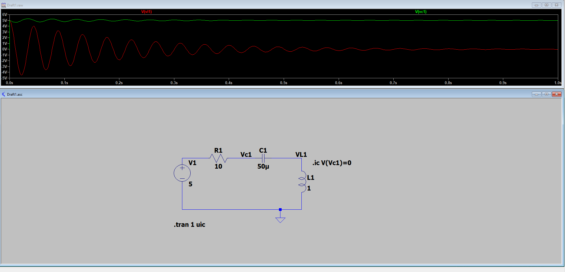 LTspice LC tank circuit Electrical Engineering Stack Exchange