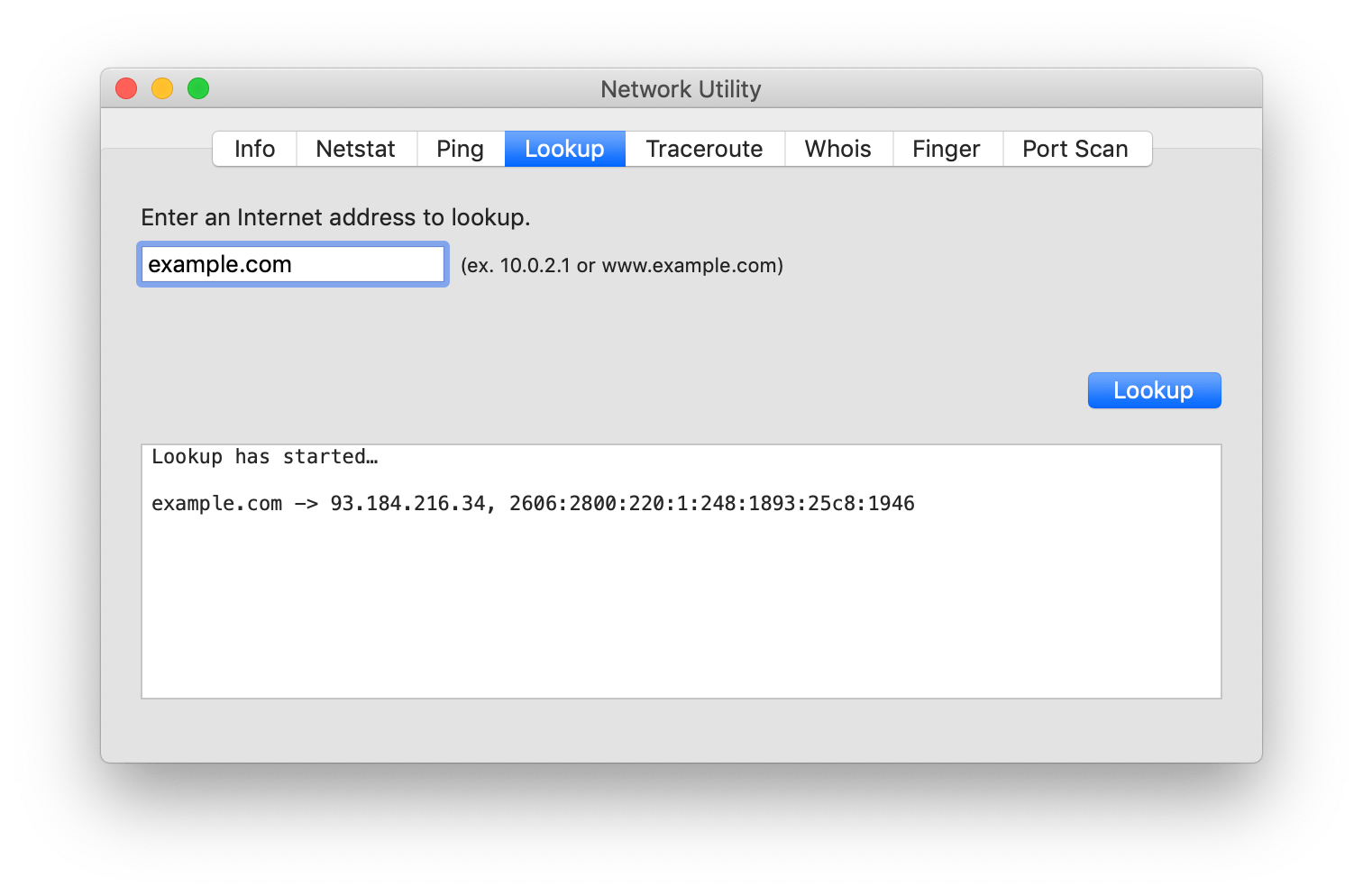 How to query macOS DNS resolver from Terminal?