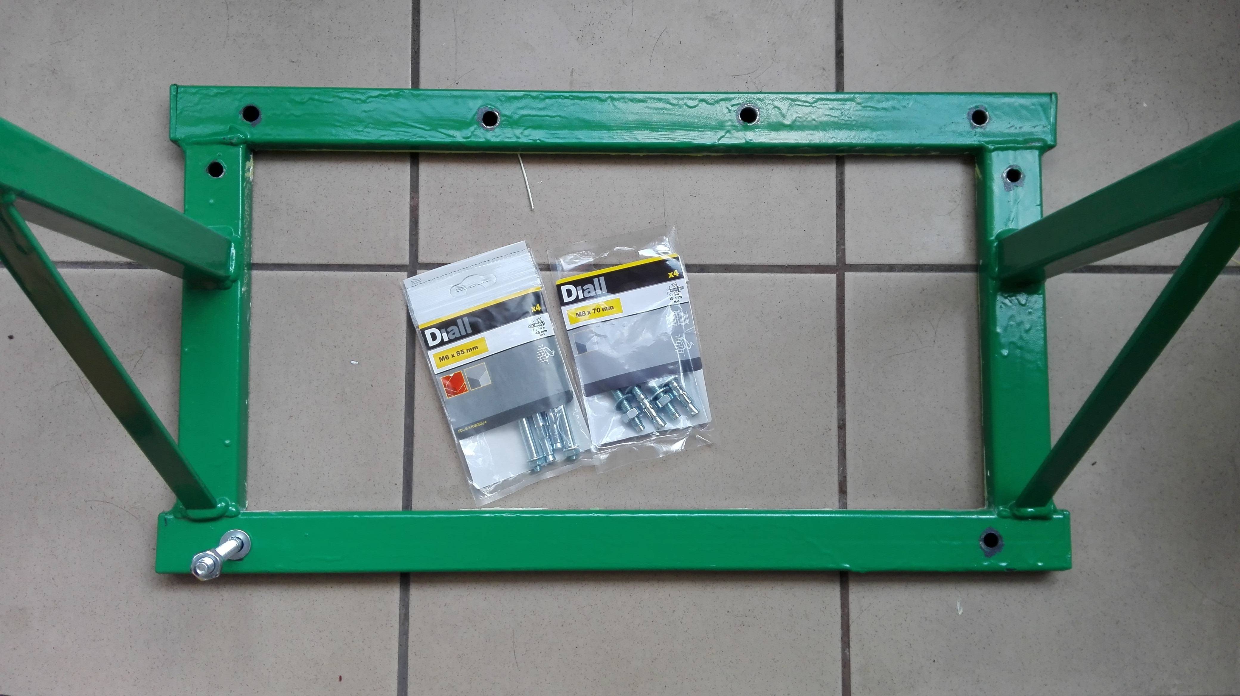 walls What anchor type should I use for mounting a pullup bar