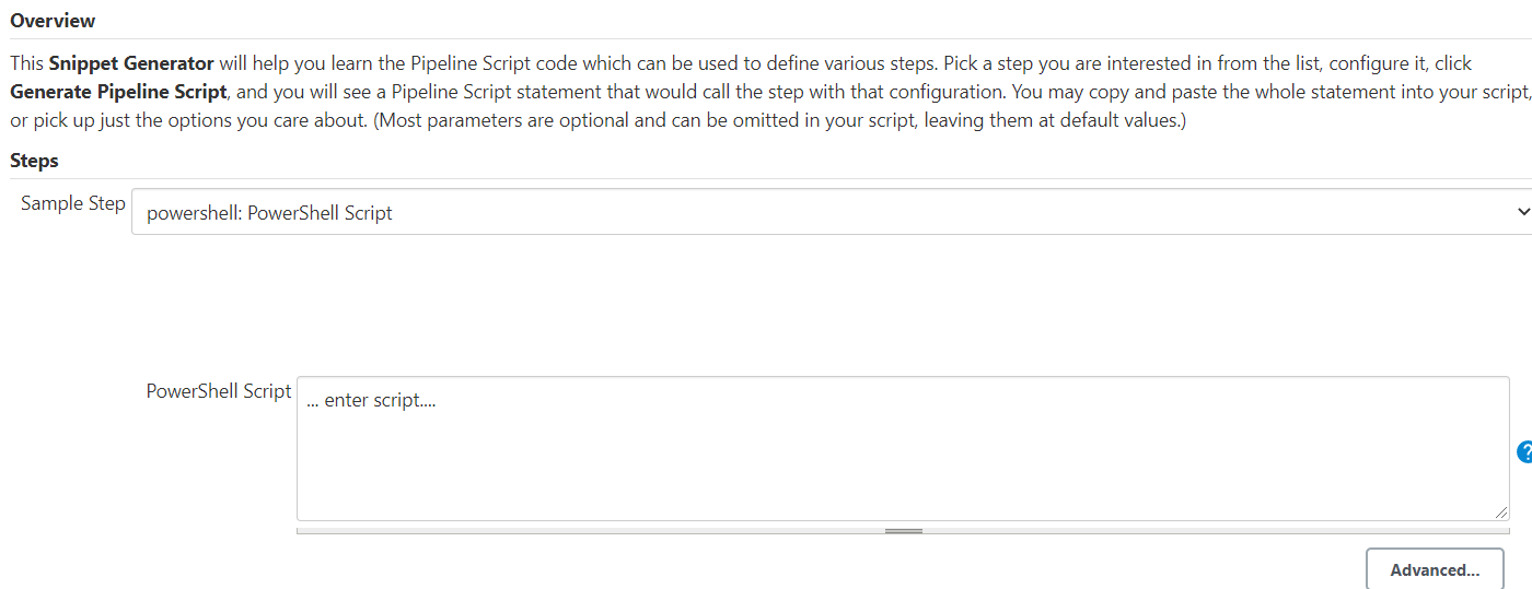 powershell How to pass multiple parameter to detect.maven.build