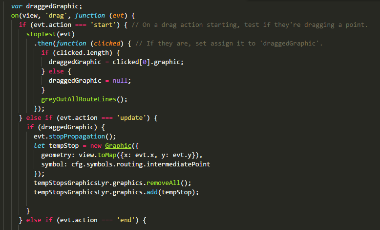 arcgis javascript api GraphicsLayer not redrawing visually while a Graphic is being dragged