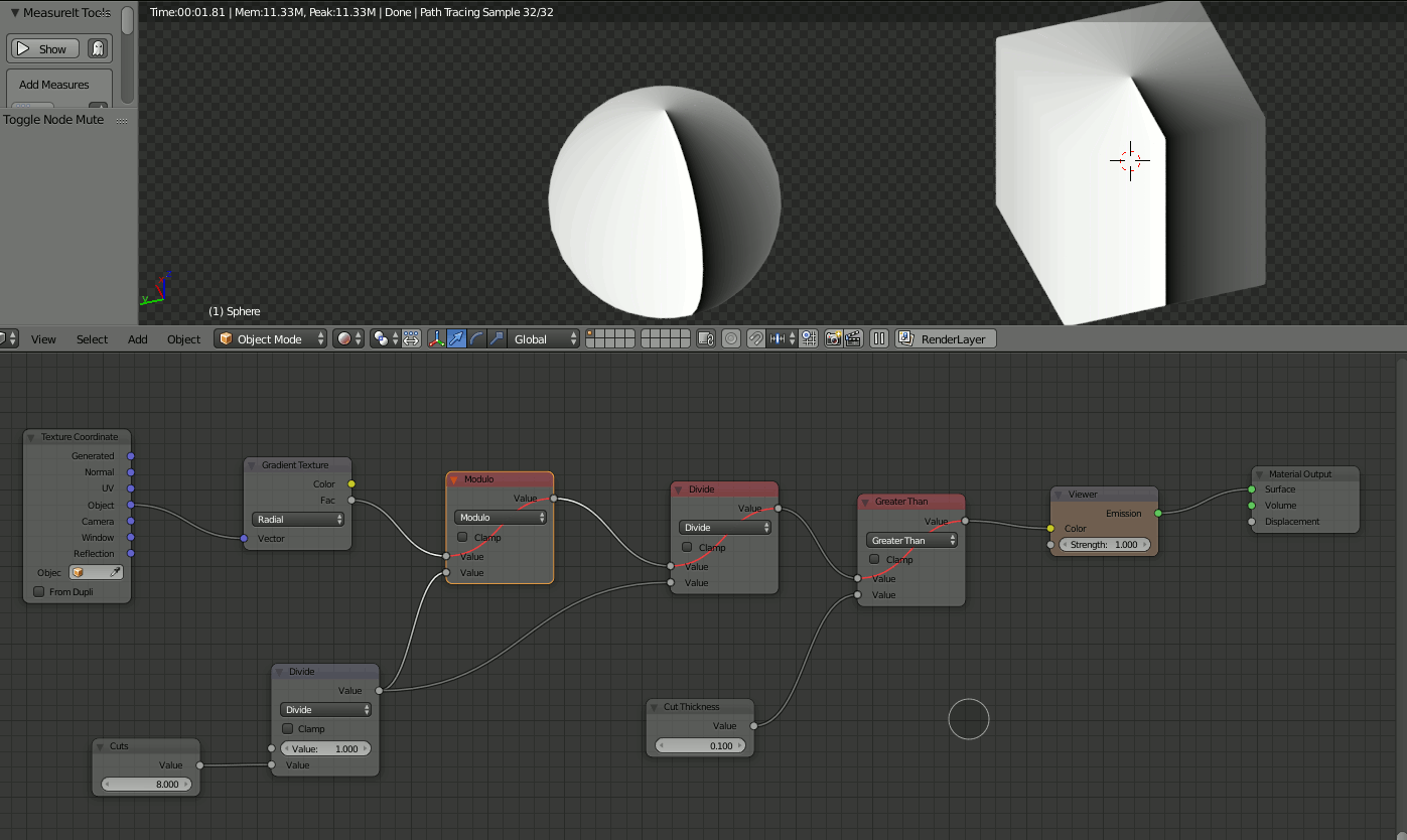 cycles Procedural texture for longitudinal lines Blender Stack Exchange