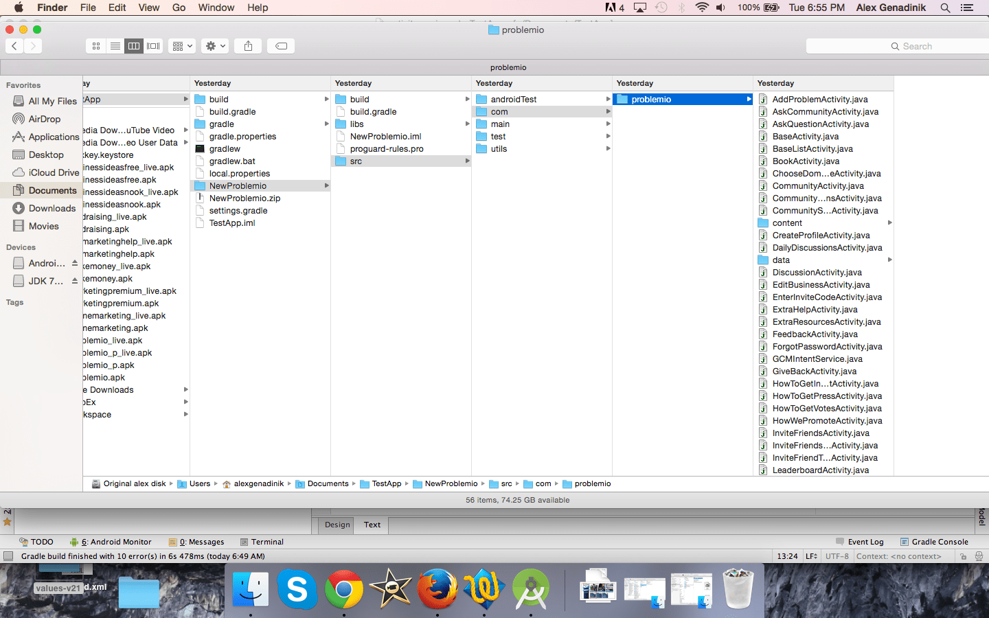 After copying over files in file system, Android Studio doesn't show