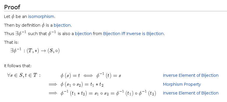 abstract algebra Prove that isomorphisms are symmetric Mathematics