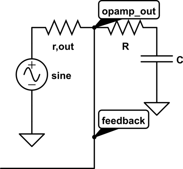 operational amplifier How does adding an output resistor isolate an op amp from a capacitative