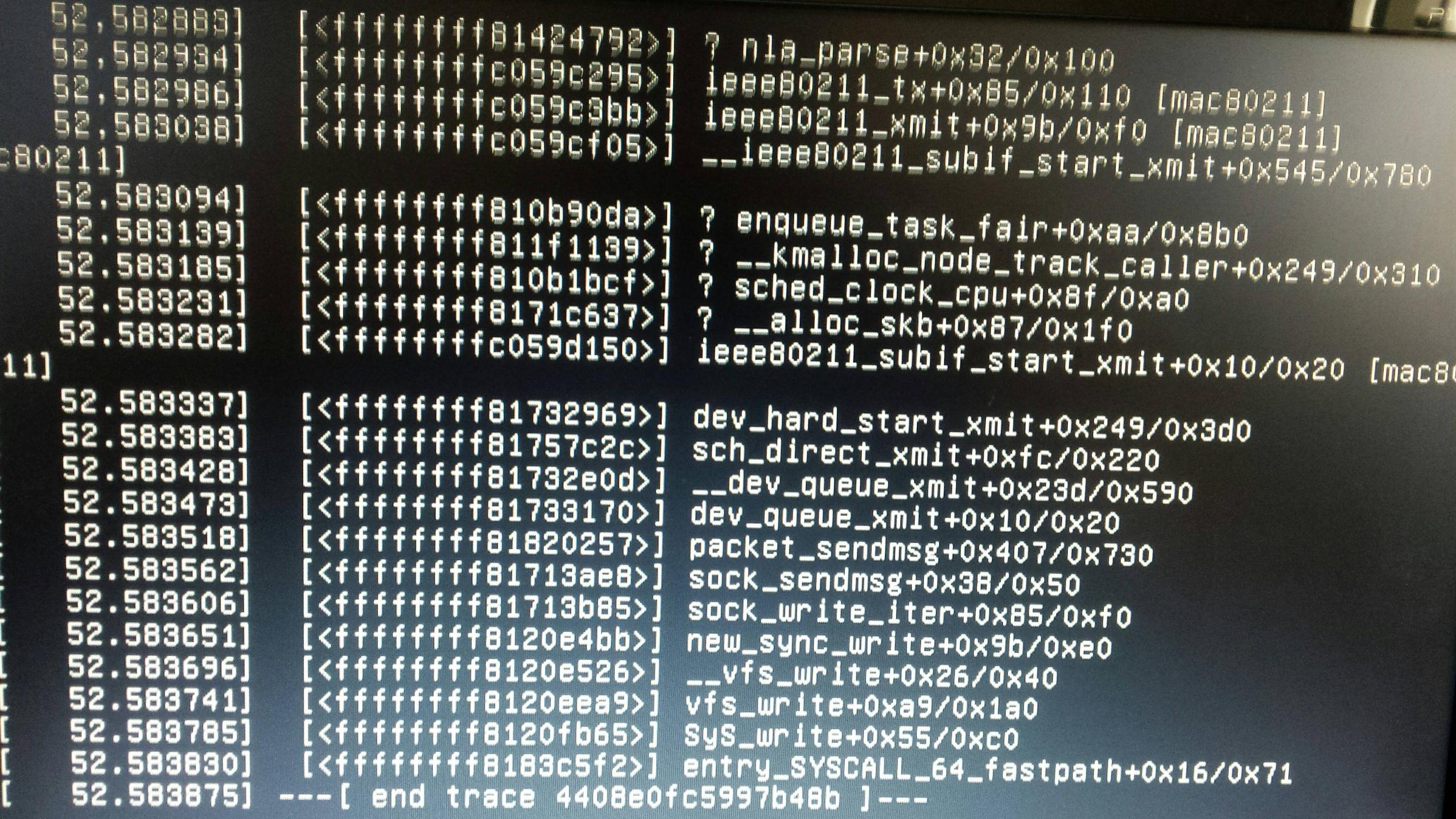login Linux mint 18.1 does not boot. Shows error log always ending
