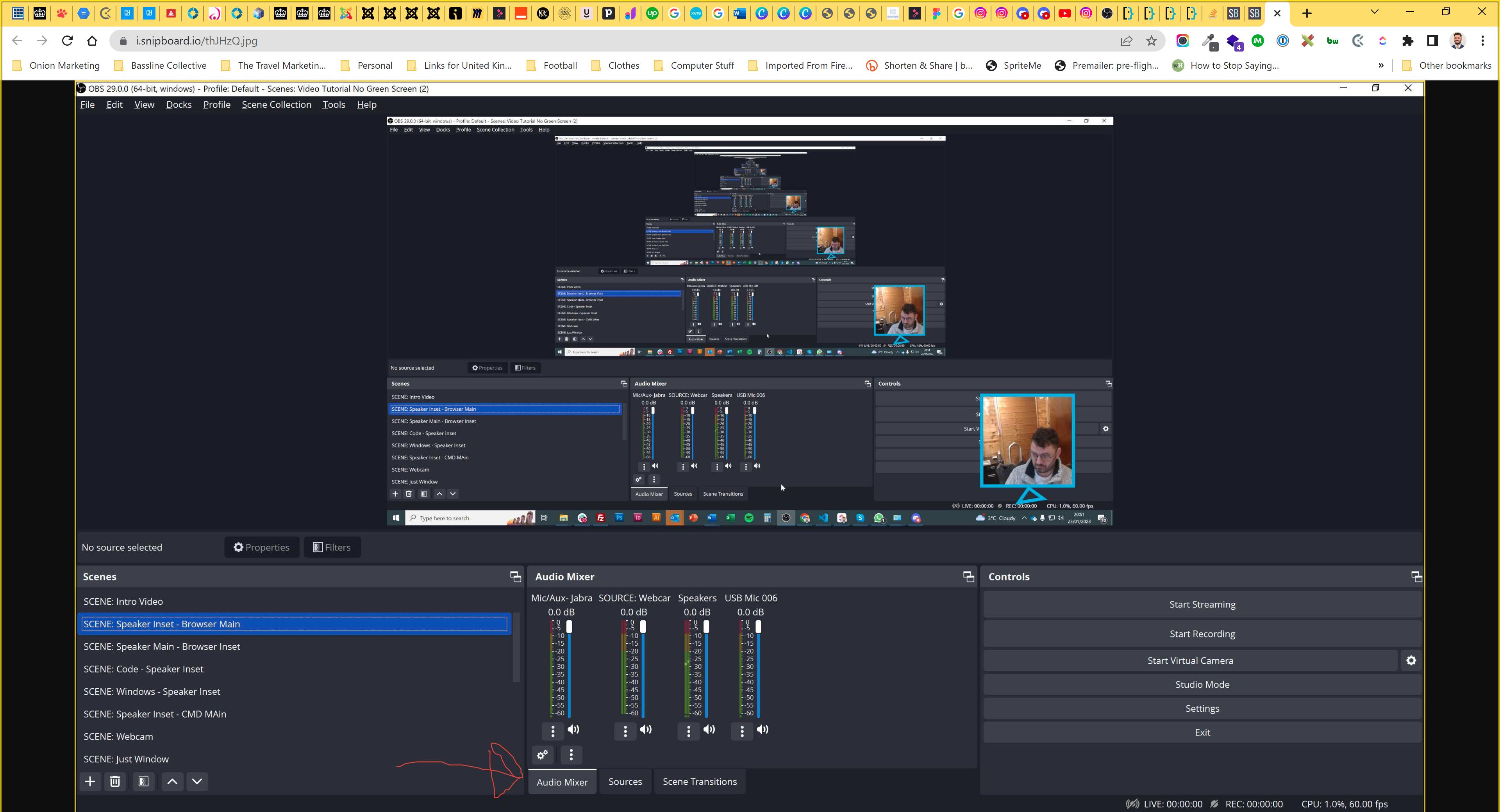 microphone Record separate audio inputs as separate tracks in OBS
