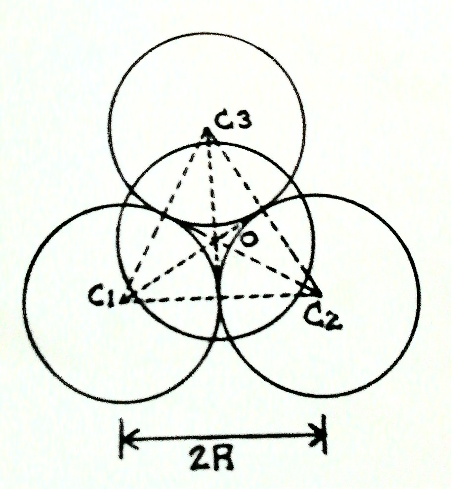 geometry The largest sphere trapped into a tetrahedral void