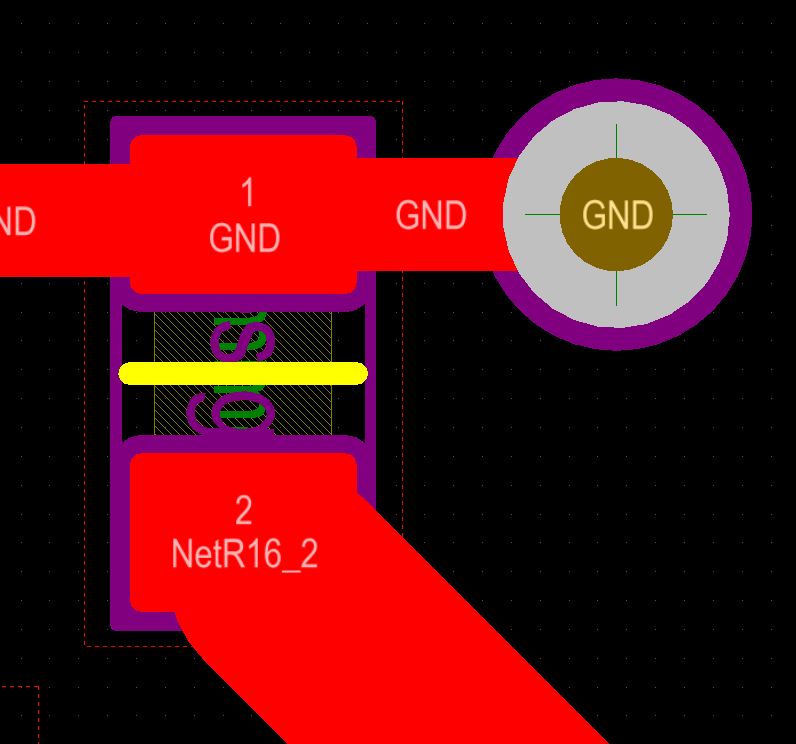 pcb Altium Starved Thermal error Electrical Engineering Stack Exchange