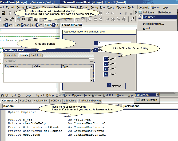 vba — VB6およびVBAの代替IDE