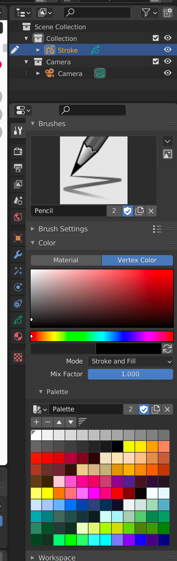 grease pencil [blender 2.9]Shortcut Key to Pick Color on GreasePencil