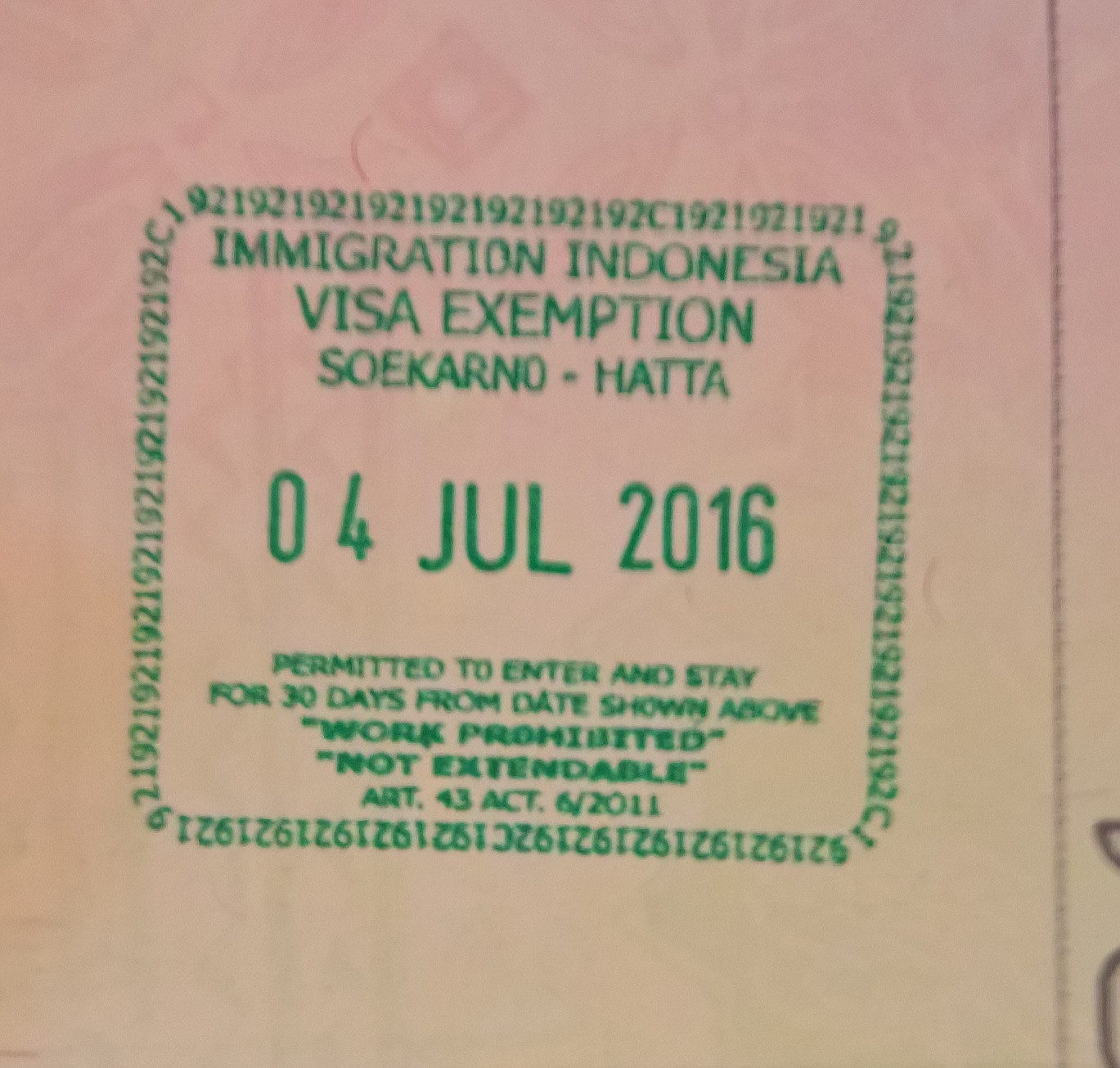 indonesia Extending Indonesian tourist stay on a visa