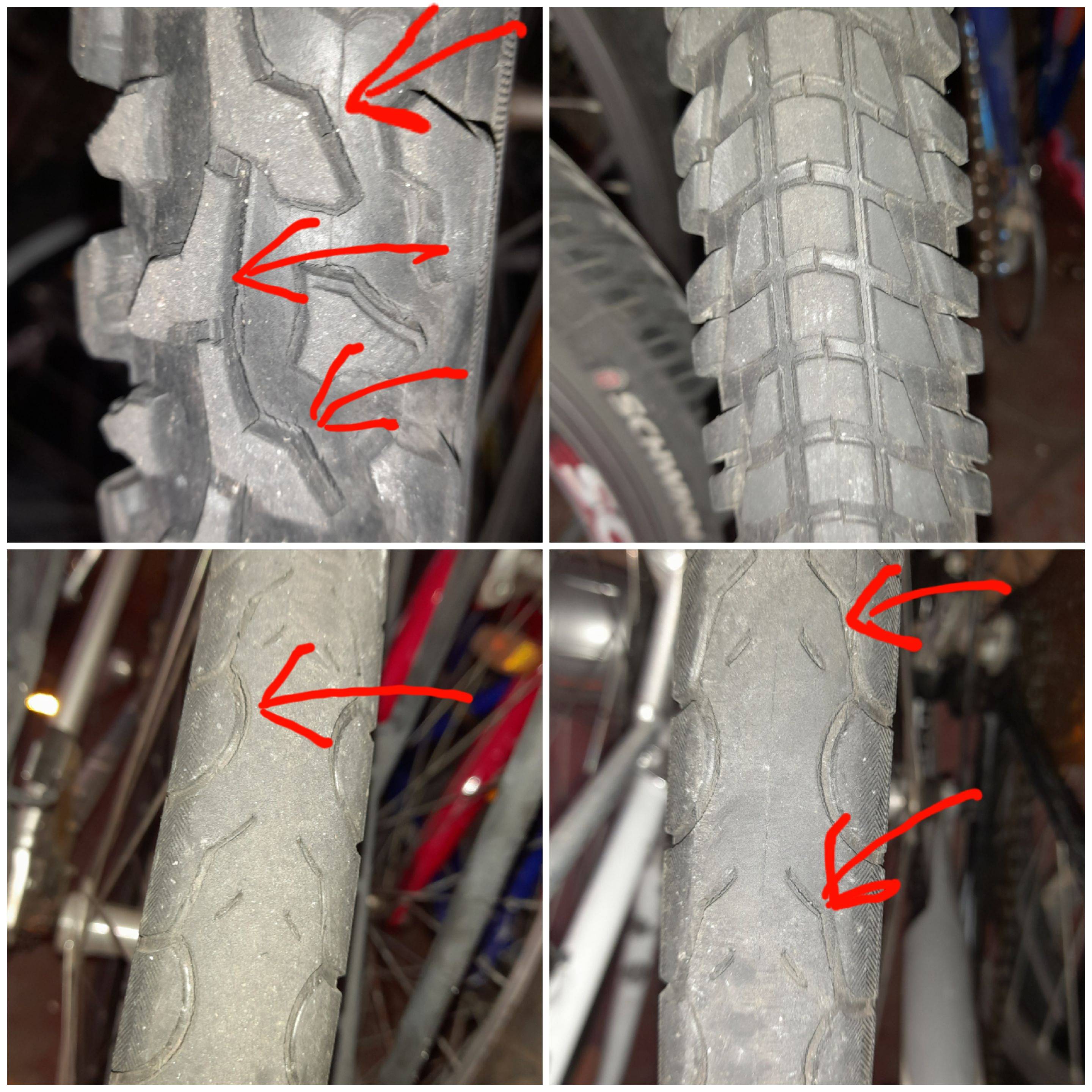 tire Cracks on tyres Bicycles Stack Exchange