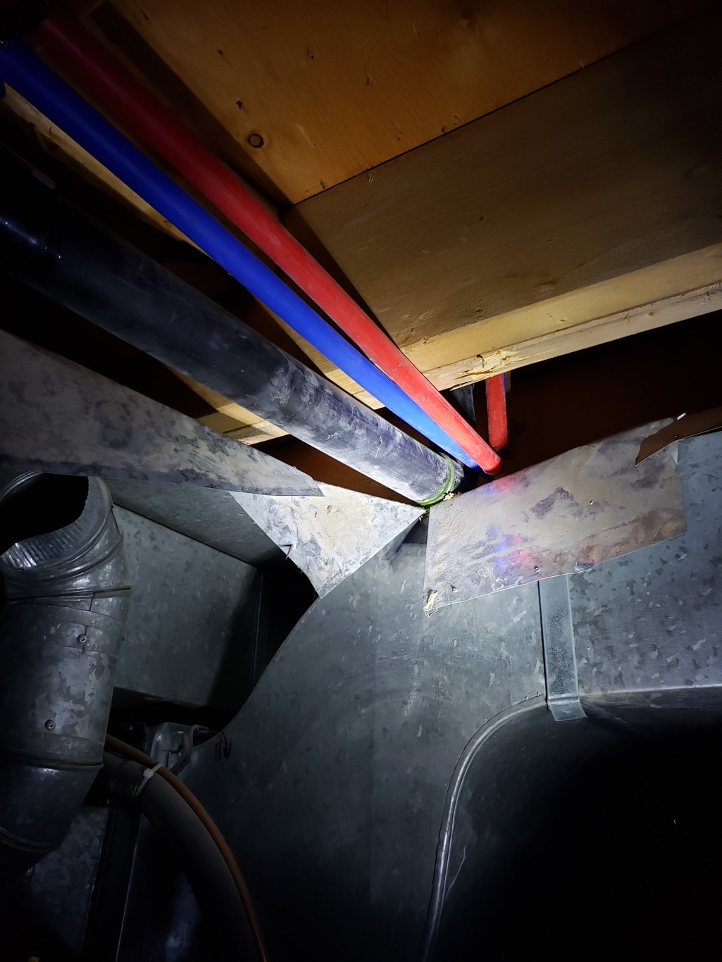 plumbing Installing PEX pipes close to heating vents Home