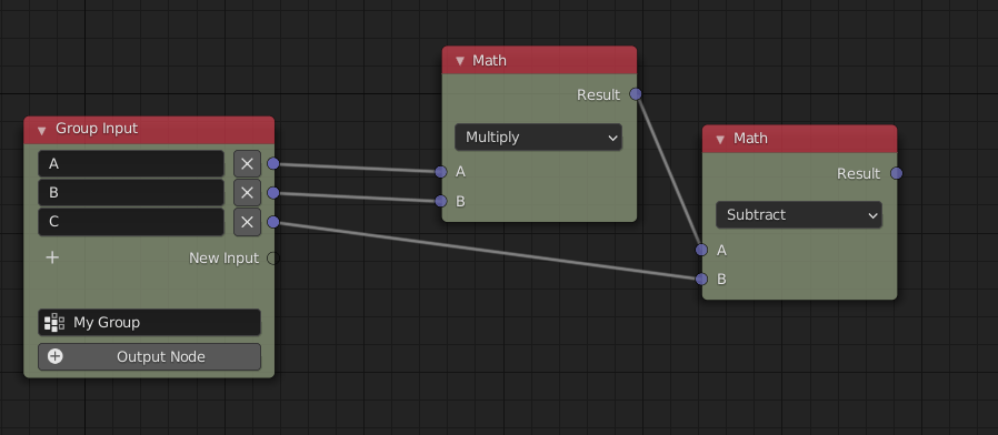 Is it possible to create a node group in animation nodes? Blender