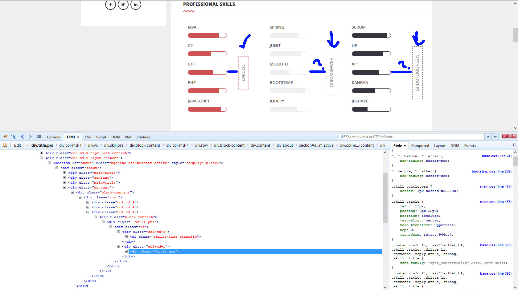 html Div's with absolute position aren't positioning equivalent