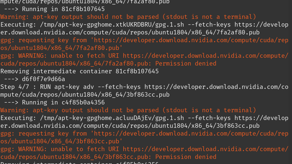docker GPG Unable to fetch URI Permission Denied Stack Overflow