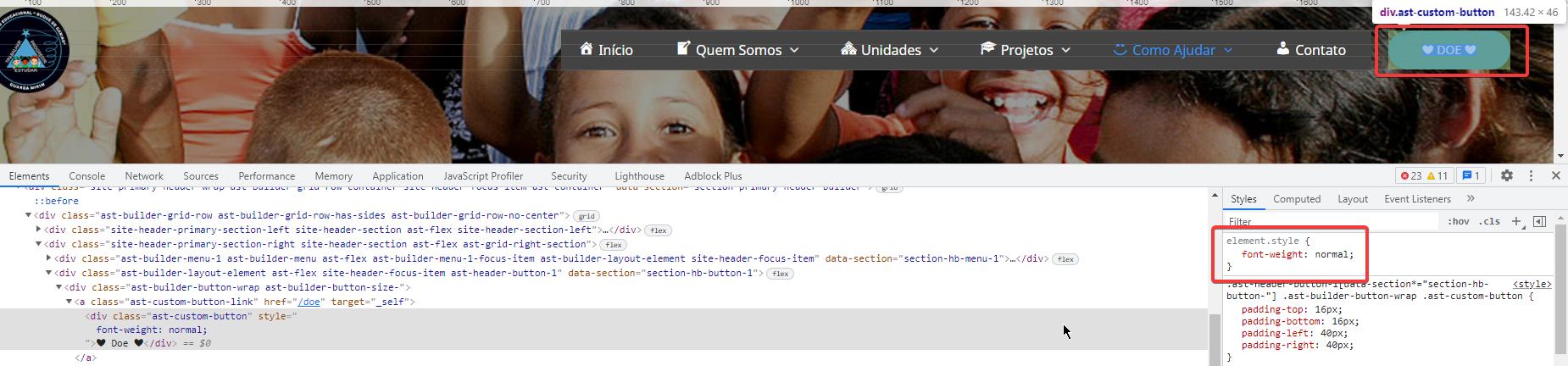 html Why did a colored emoji on a button text turn black and white
