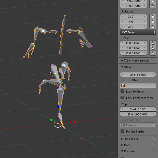 Why do some bones in an animation lose their position when applying