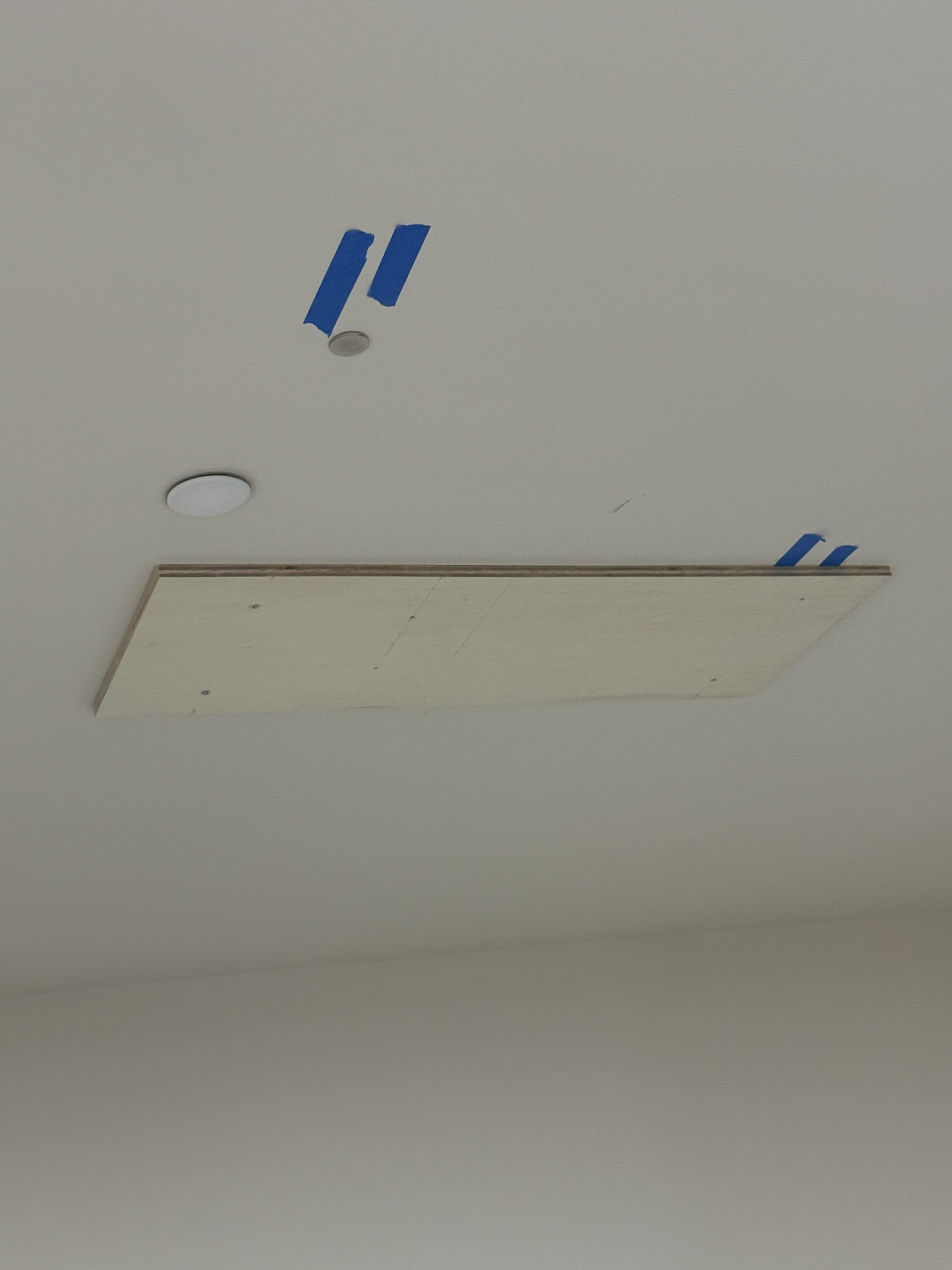 screws Can I ceiling mount a 15 lbs projector on drywall + 0.5 inch