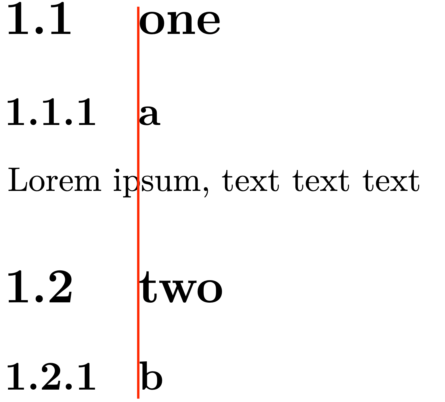 sectioning Left align the title of sections and subsections TeX