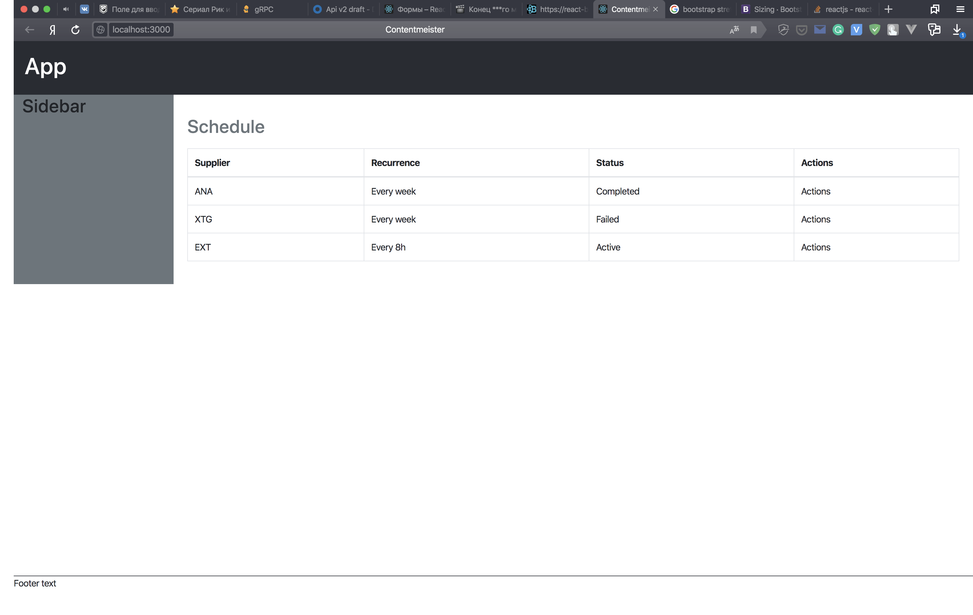 reactjs reactbootstrap row fill all available space Stack Overflow