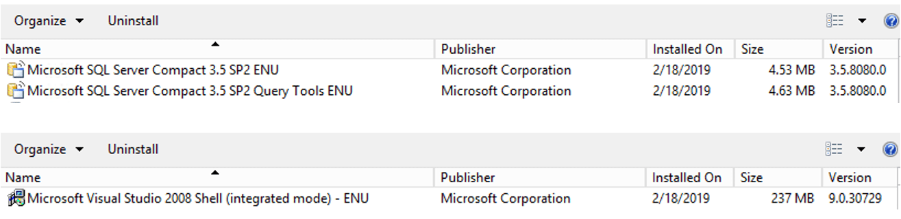 Ok to remove SQL Server Compact 3.5 from a SQL 2008 R2 Server