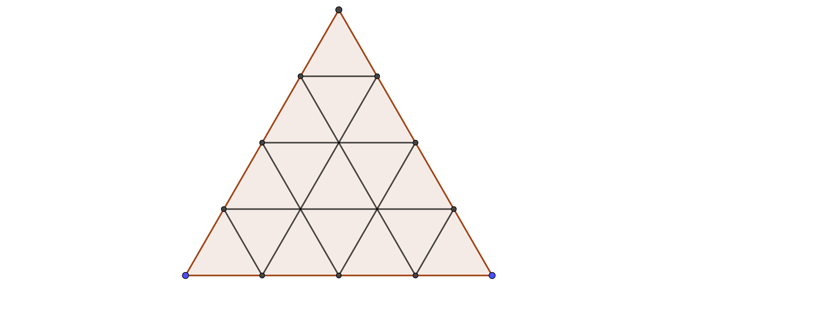 polygons Is it possible to divide an equilateral triangle into 16