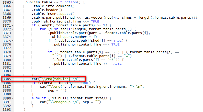 r remove \begin{tabular} from Stargazer .tex output Stack Overflow