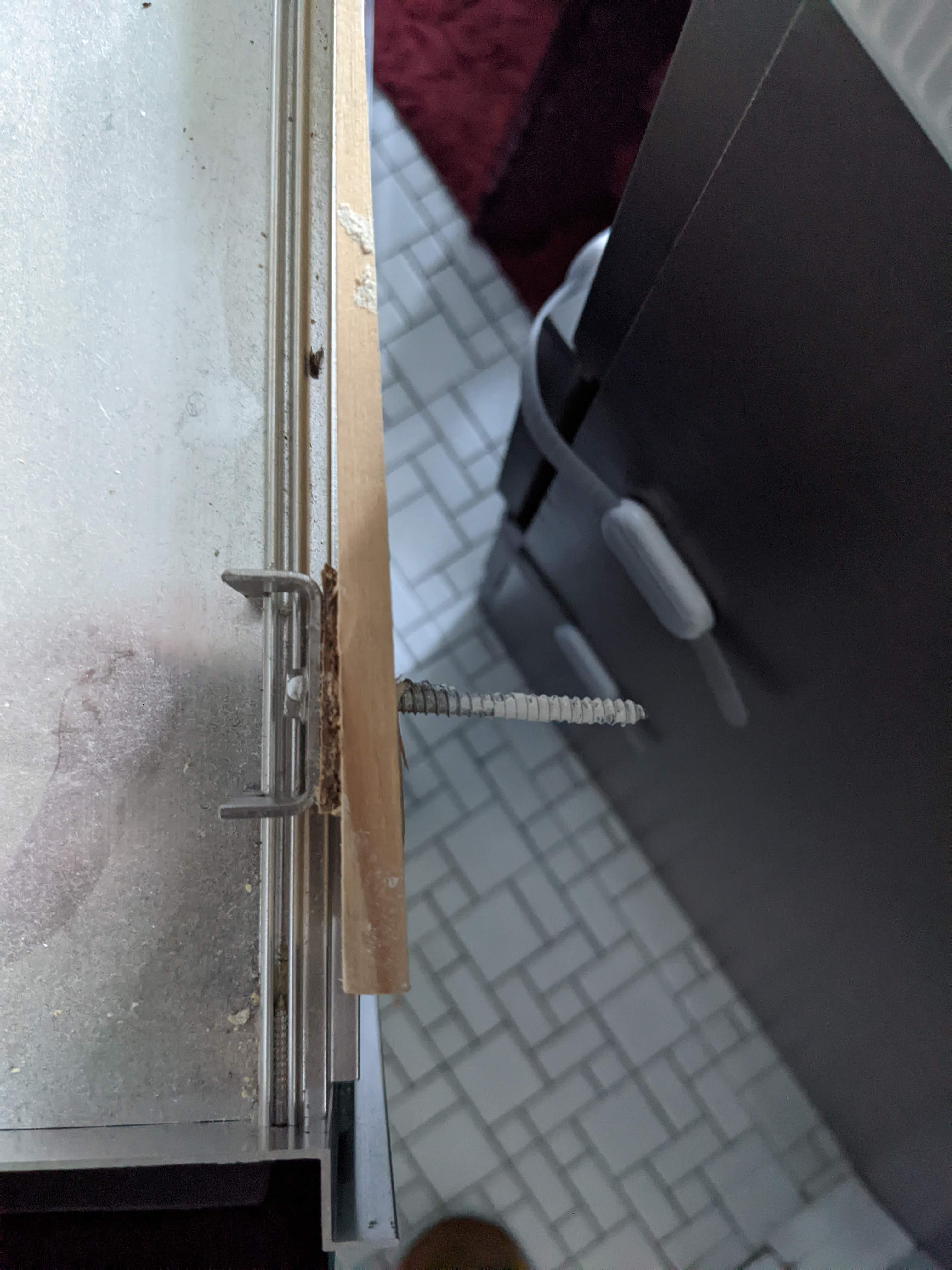 hanging How to safely hang this bathroom mirror and medicine