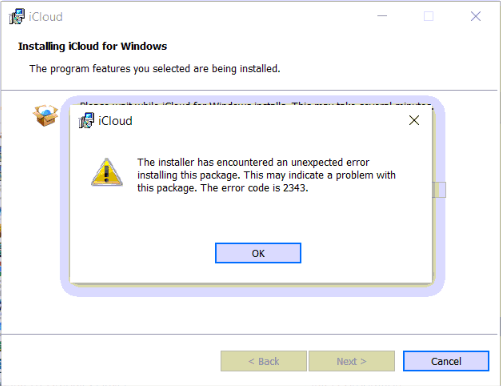 windows 10 Cannot repair or remove iCloud Super User