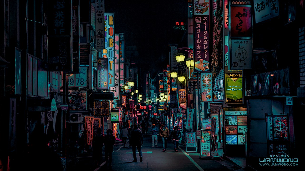 How to recreate Liam Wong's images of city streets at night