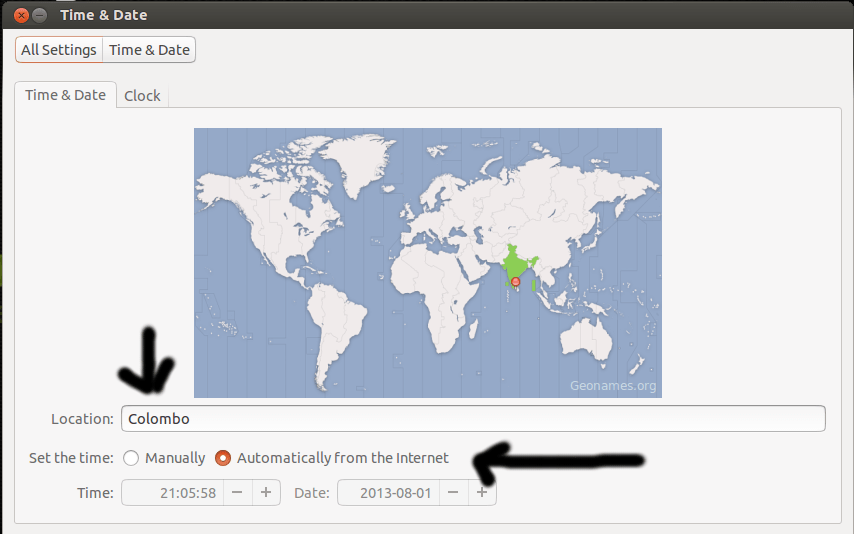 Clock shows incorrect time Ask Ubuntu