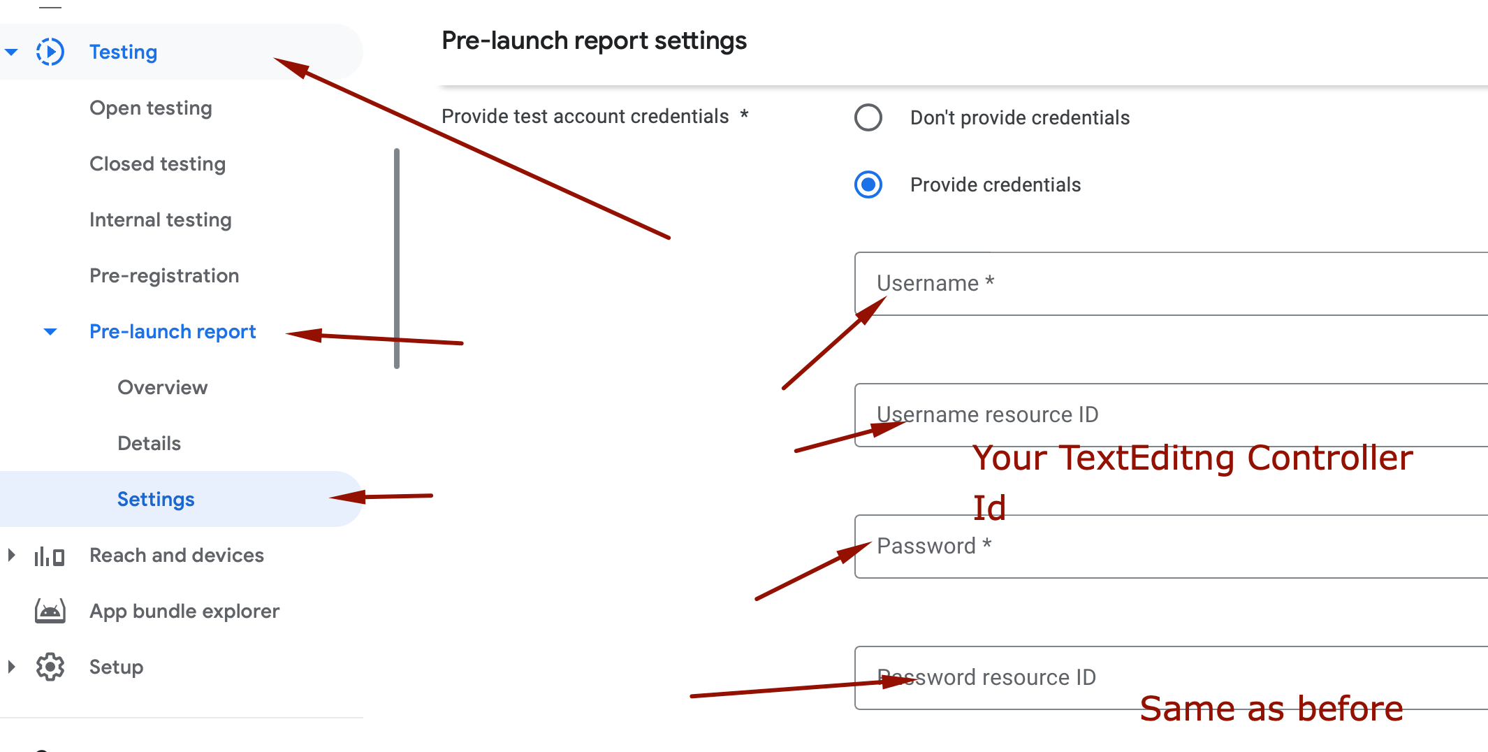 "Test Login Needed" App review in Google Play Stack Overflow