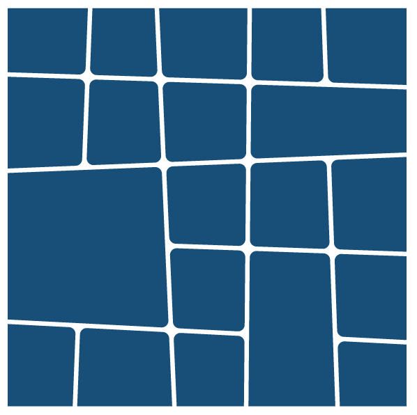 How to create irregular and rounded shapes in and/or Adobe