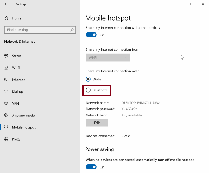 Reverse tethering via Bluetooth How to share PC connectivity