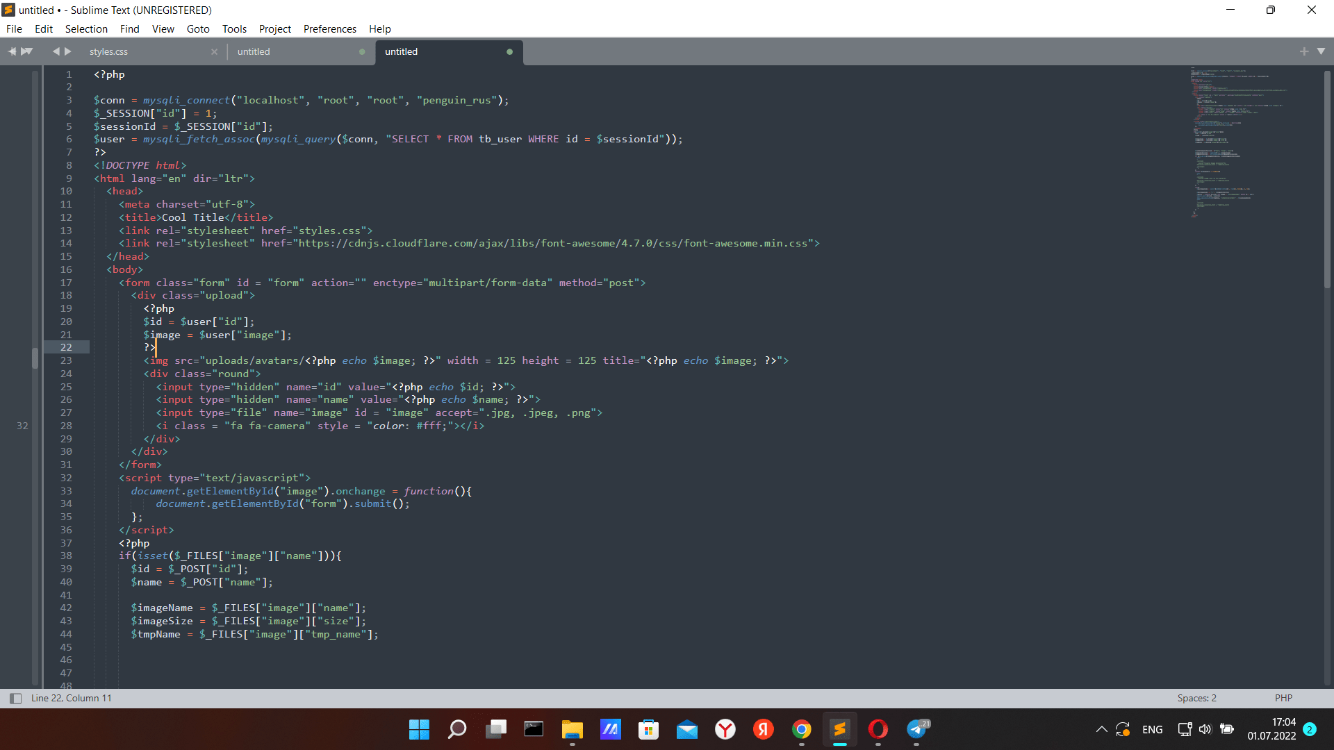 mysql How to change SESSION value in php? Stack Overflow