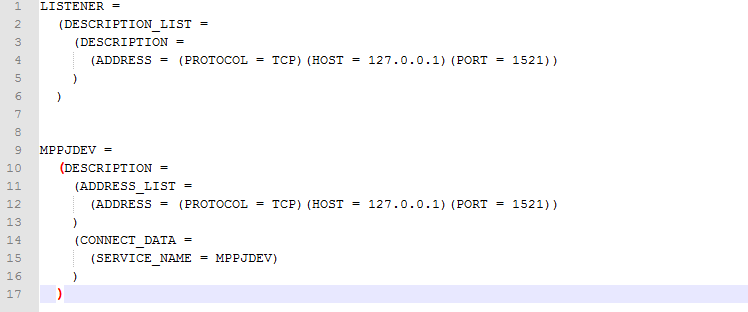 oracle ERROR ORA12537 Network session End of File Stack Overflow
