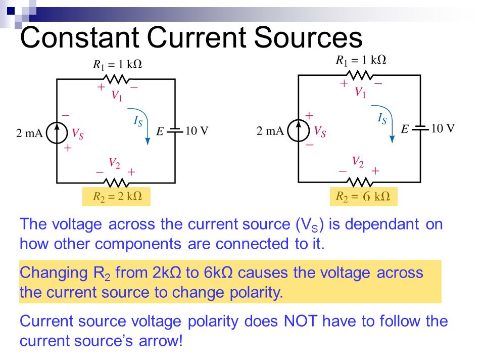 circuit theory dependent current source polarity Electrical