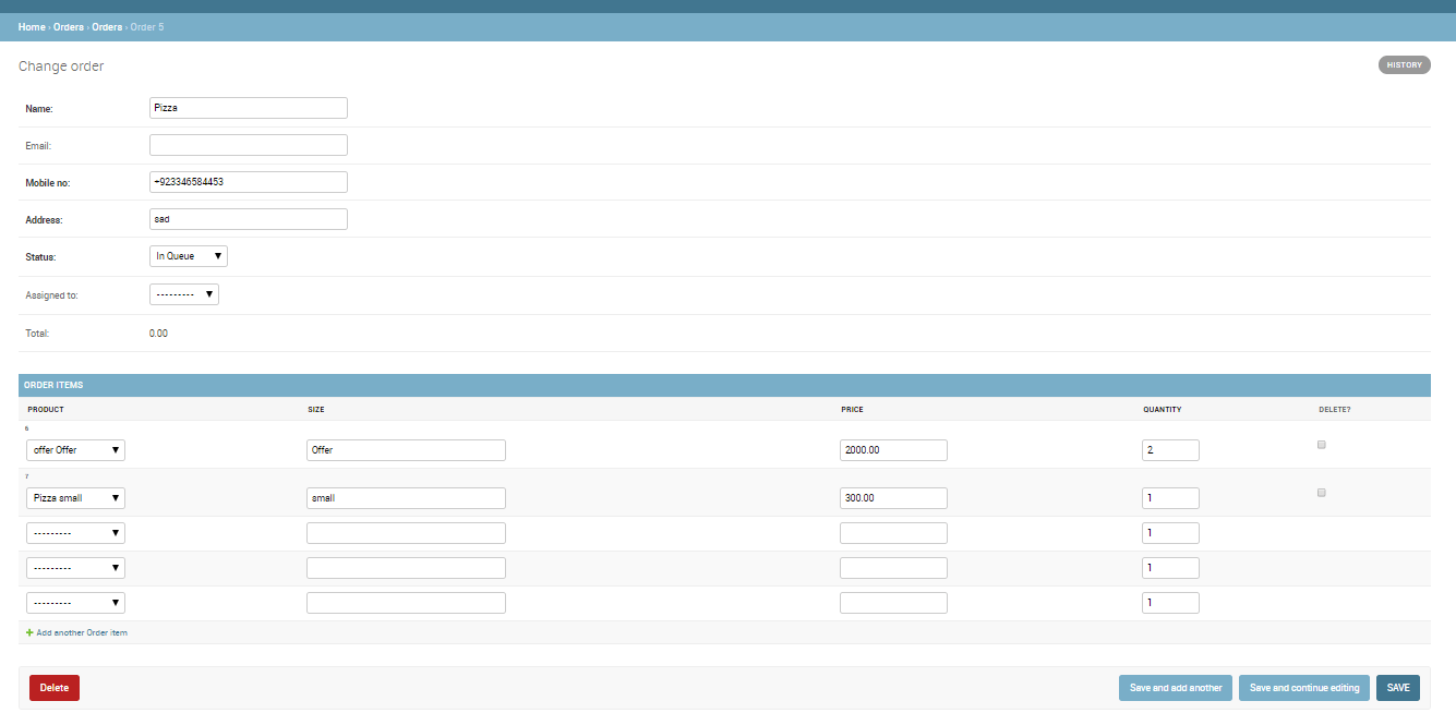 python How to create a field in django model using values of other