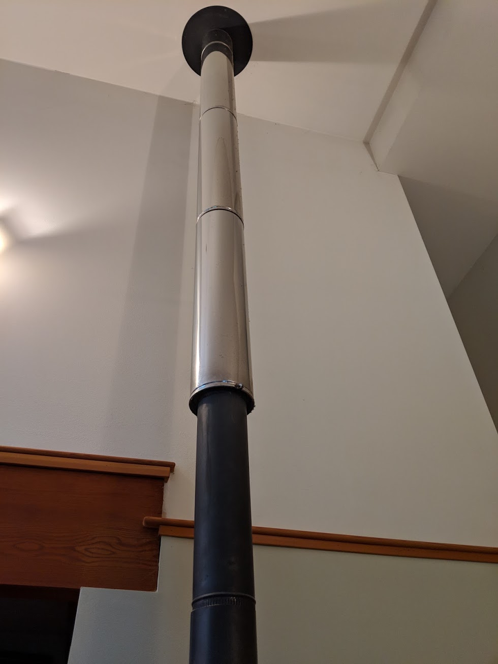 Wood Stove Pipe Support Love & Improve Life