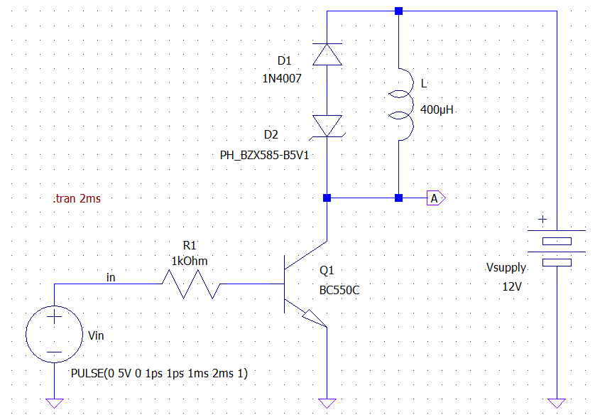flyback Can a Zener diode that protects a switch against inductance