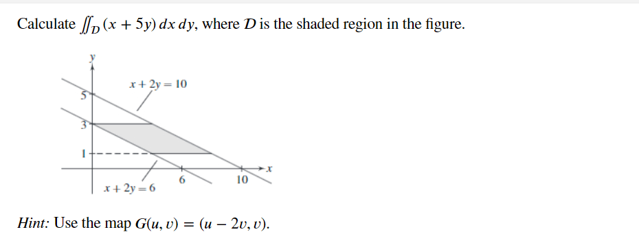 calculus How to do a double integral for a parallelogram