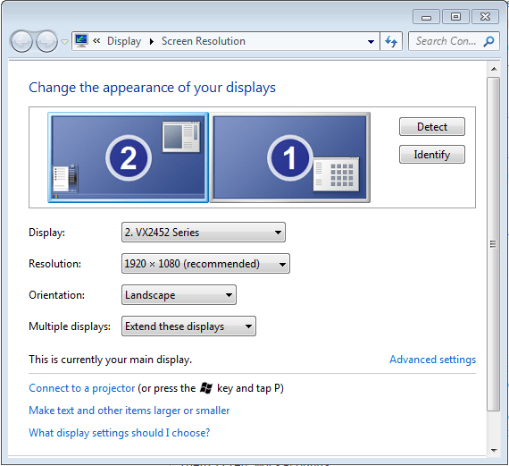 windows How can I ensure that my external monitor will show my