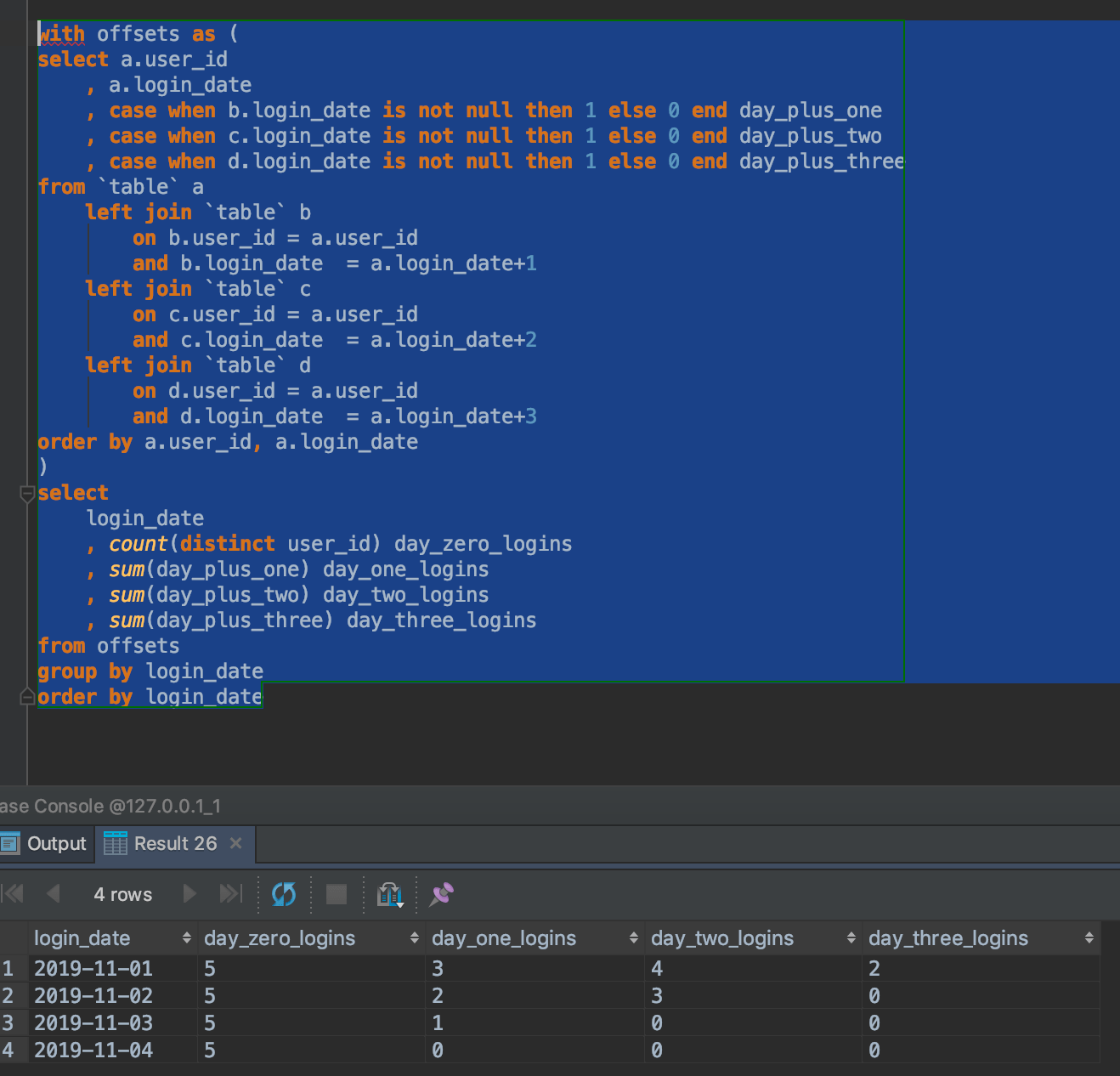 vertica How do I calculate Survival Rate in SQL? Stack Overflow