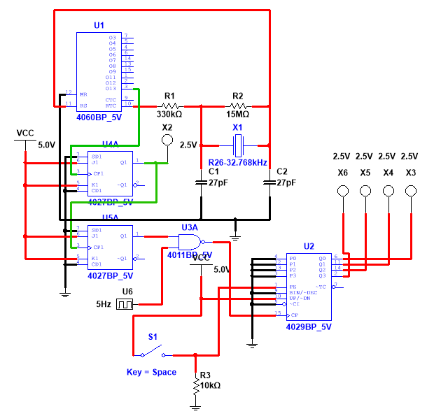 Frequency counter capable of measuring a range of 0 to 99 Hz