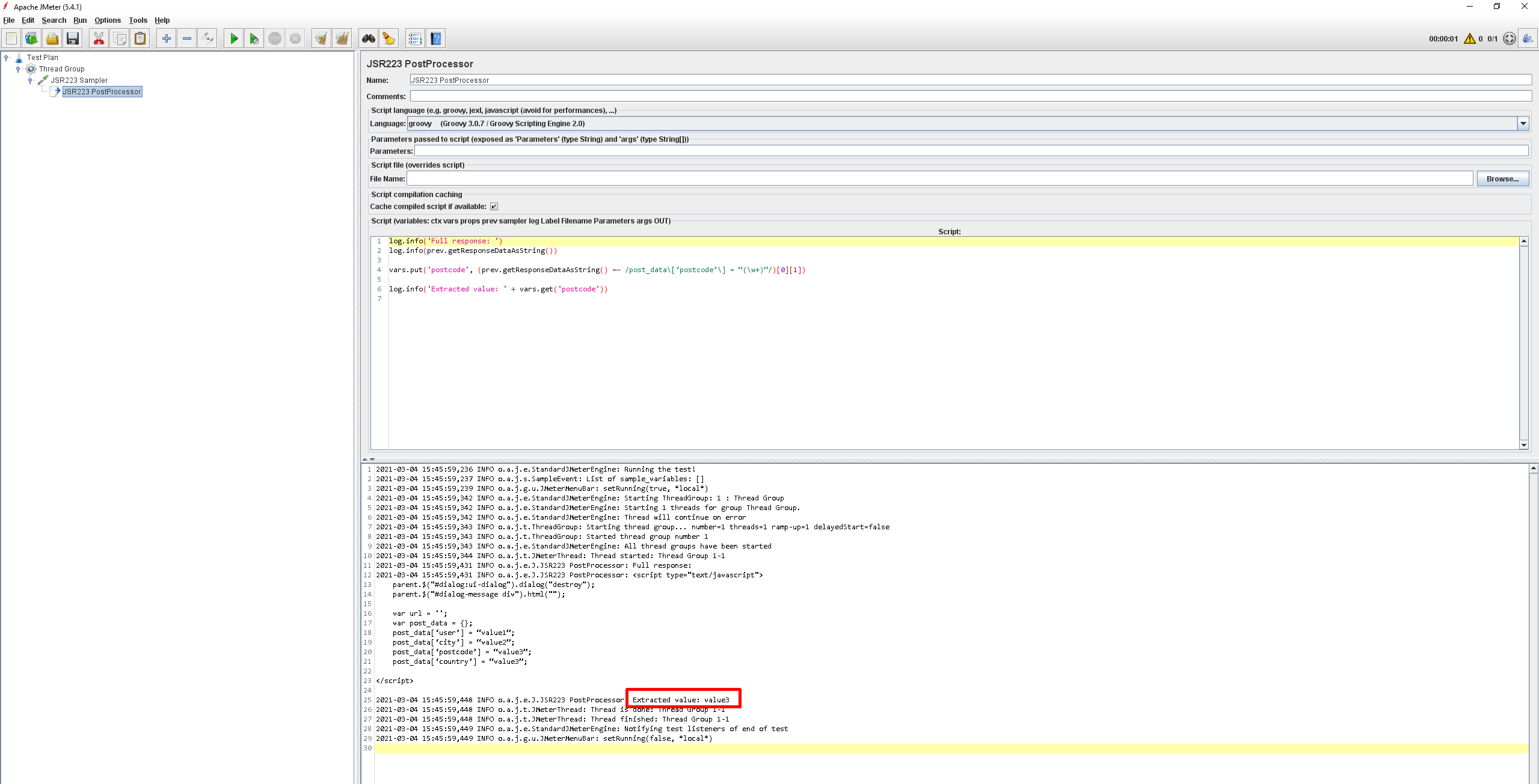 regex Parsing value from the Jmeter string response Stack Overflow