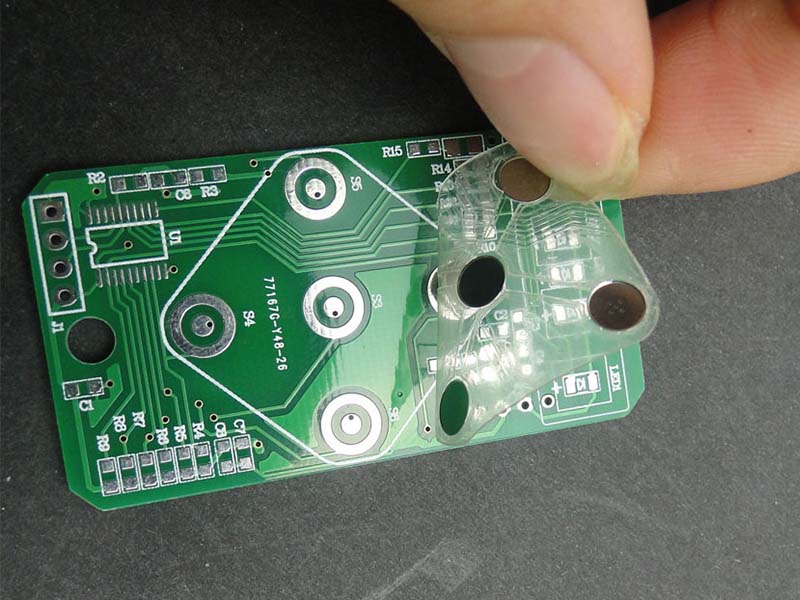 connector Interfacing to metal dome keyboard matrix PCB Electrical