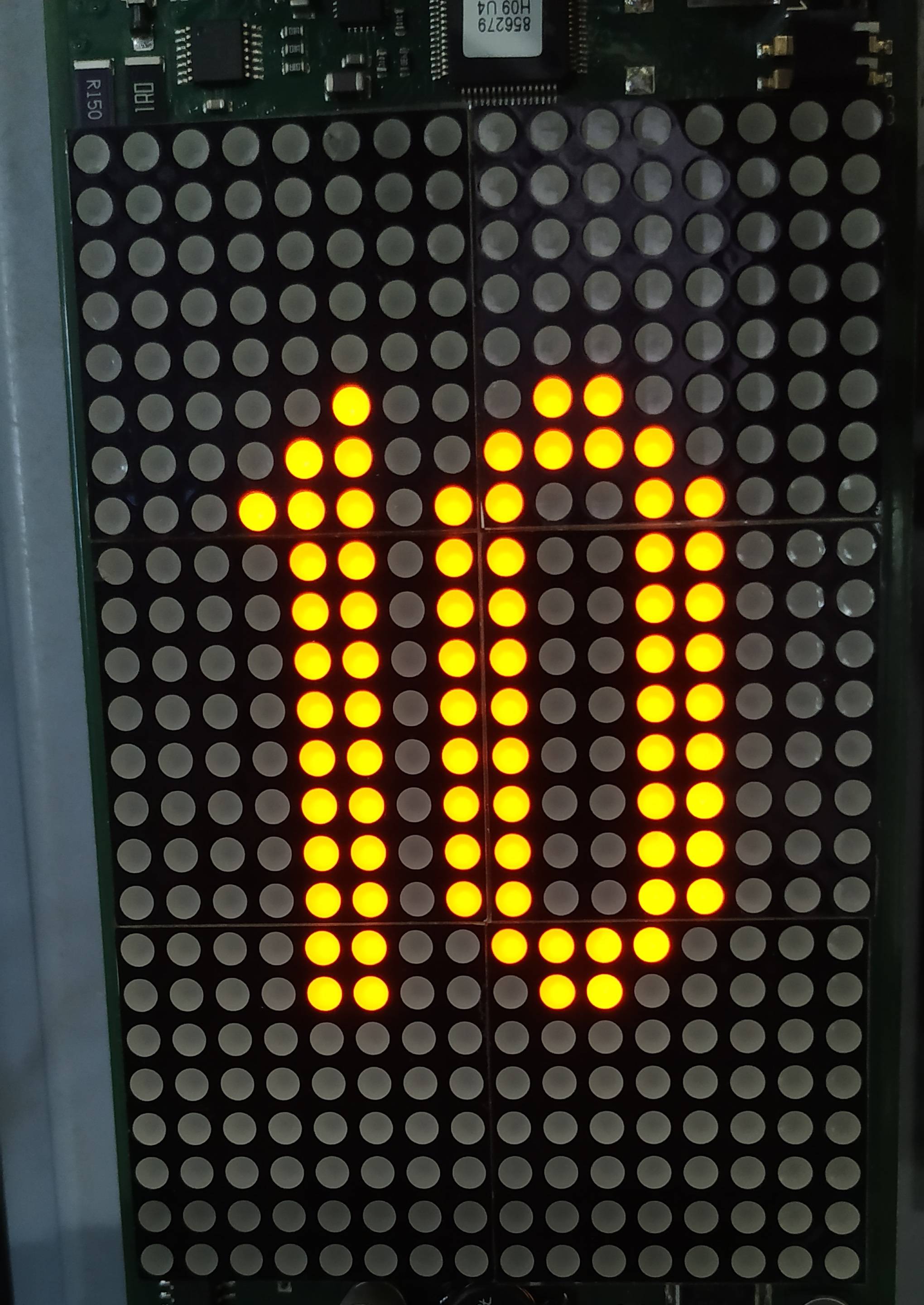 python How to extract the text displayed in a dot matrix LED display